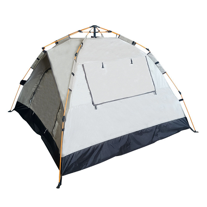 帐篷户外便携式折叠全自动露营沙滩速开野营银防雨涂层加厚胶批