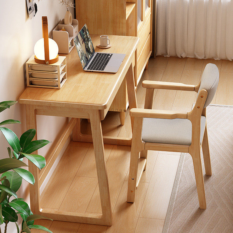 实木书桌45cm宽窄桌子小户型学生家用卧室学习桌简易电脑桌办公桌