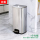 不锈钢餐饮干湿分类垃圾桶大容量户外酒店大号商用公共场合烟灰桶