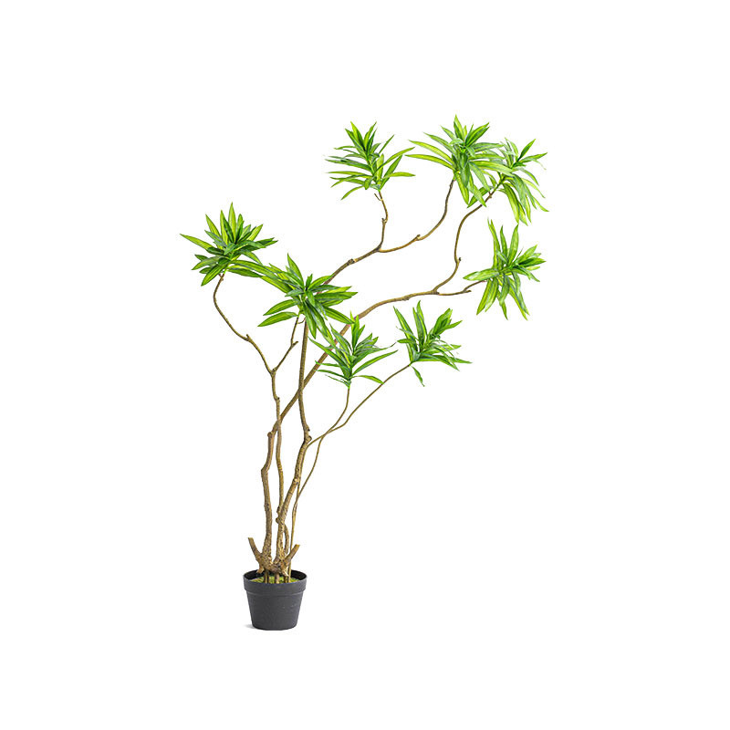 室内仿真绿植百合假竹绿植装饰植物批发仿真百合竹仿真盆栽植物