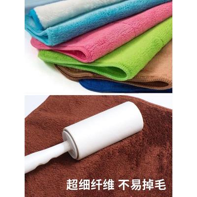 ZQ七色保洁布好慷抹布在家政专用毛巾厚吸水不掉毛擦地拖把家务清