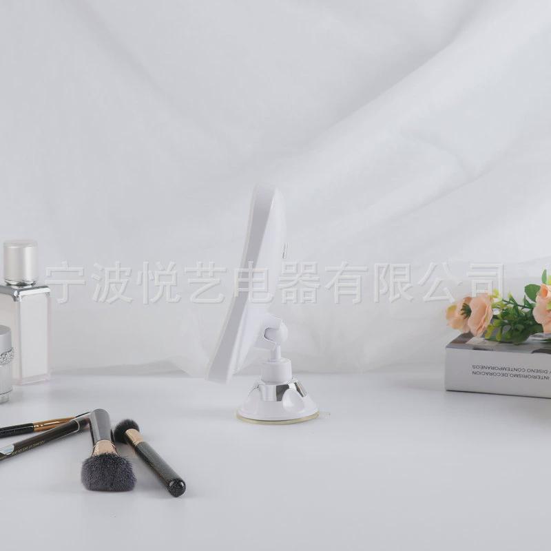 厂家批发带吸盘5倍/10倍方形化妆镜卫生间贴墙方形浴室镜放大镜