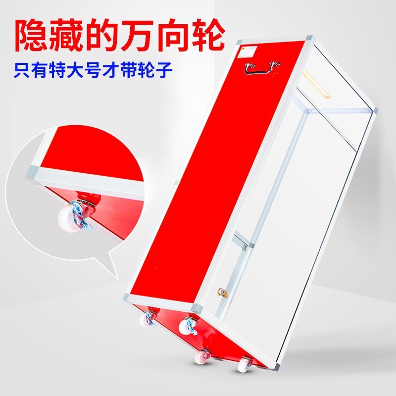 投票箱会议活动集票选票村委透明征求箱铝合金带锁大小号免打孔挂
