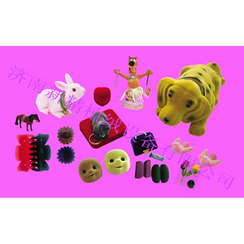 热销植绒pvc植绒喜字春联年画灯笼植绒绒植机流水设备低价供应