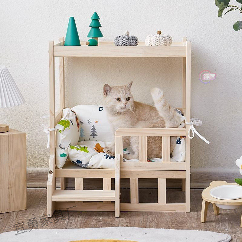 热销床头柜猫窝实宠物床猫窝狗床一体两用四季通用室内双层可拆洗,宠物/宠物食品及用品,猫笼子/猫别墅,淘宝优惠券,粉丝福利购,淘宝优惠卷