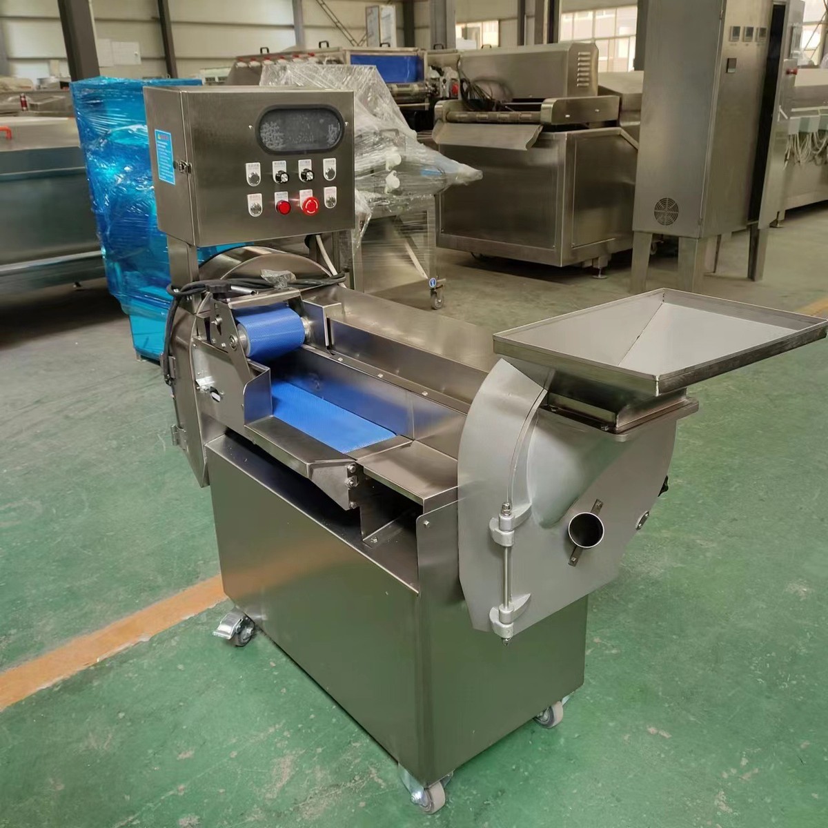 全自动多功能切菜机双头商用切菜机食堂多用菜双头切丝片全自动机