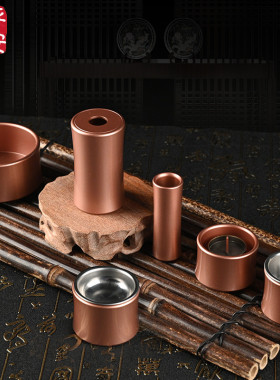 致福平安铝制供具 香炉花瓶烛台供饭杯供水杯套装