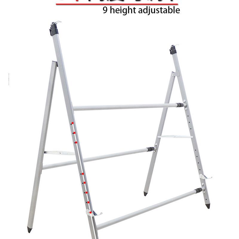 伸缩展板架立牌kt板可折叠广告牌展示架报活动宣传立式落地批发