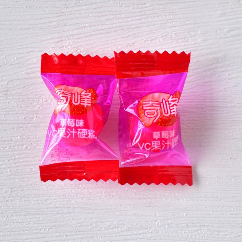 奇峰果汁硬糖VC果汁硬糖独立小包装苹果菠萝草莓味儿童迷你小喜糖