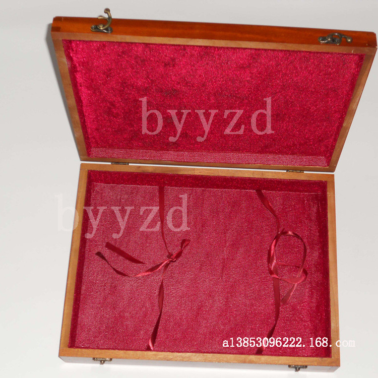 现货谱包装樟木书画盒字画收藏盒子带内衬书法卷轴香樟实木盒锦盒