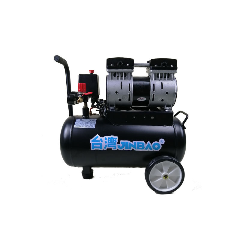 jinbao气泵空压机工业无油静音空压机slh06木工用活塞式小型