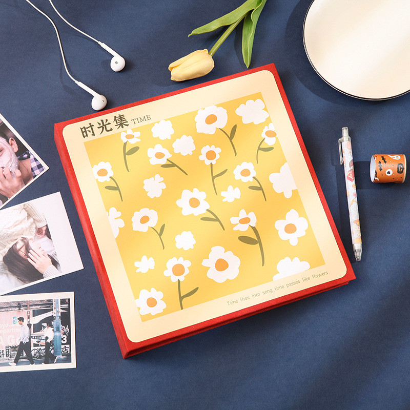 7yx批发diy插页式5寸6寸相册手工本可写字情侣恋爱回忆录纪念记录