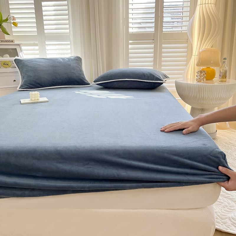 q683原棉床笠单件磨毛三件套加厚席梦思床垫保护罩全包床单套罩子