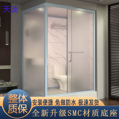 bts新款整体淋浴房浴室一体式卫生间移动集成浴房家用隔断门防水
