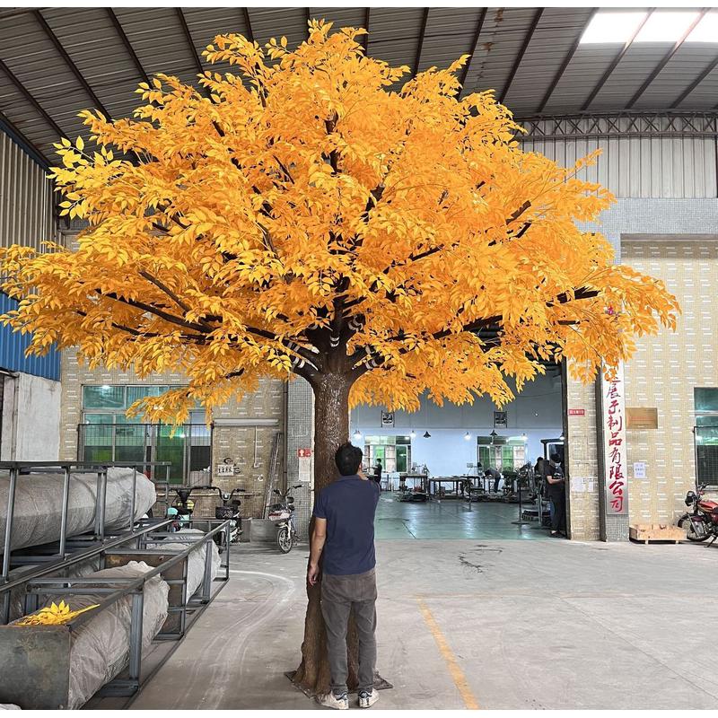室外仿真榕树4.5米商场酒店装饰落地玻璃钢大型工程景观仿真榕树
