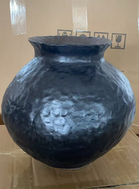 景德镇陶瓷花瓶纯手工家居手绘牡丹花花器客厅插花摆件桌面瓷花瓶