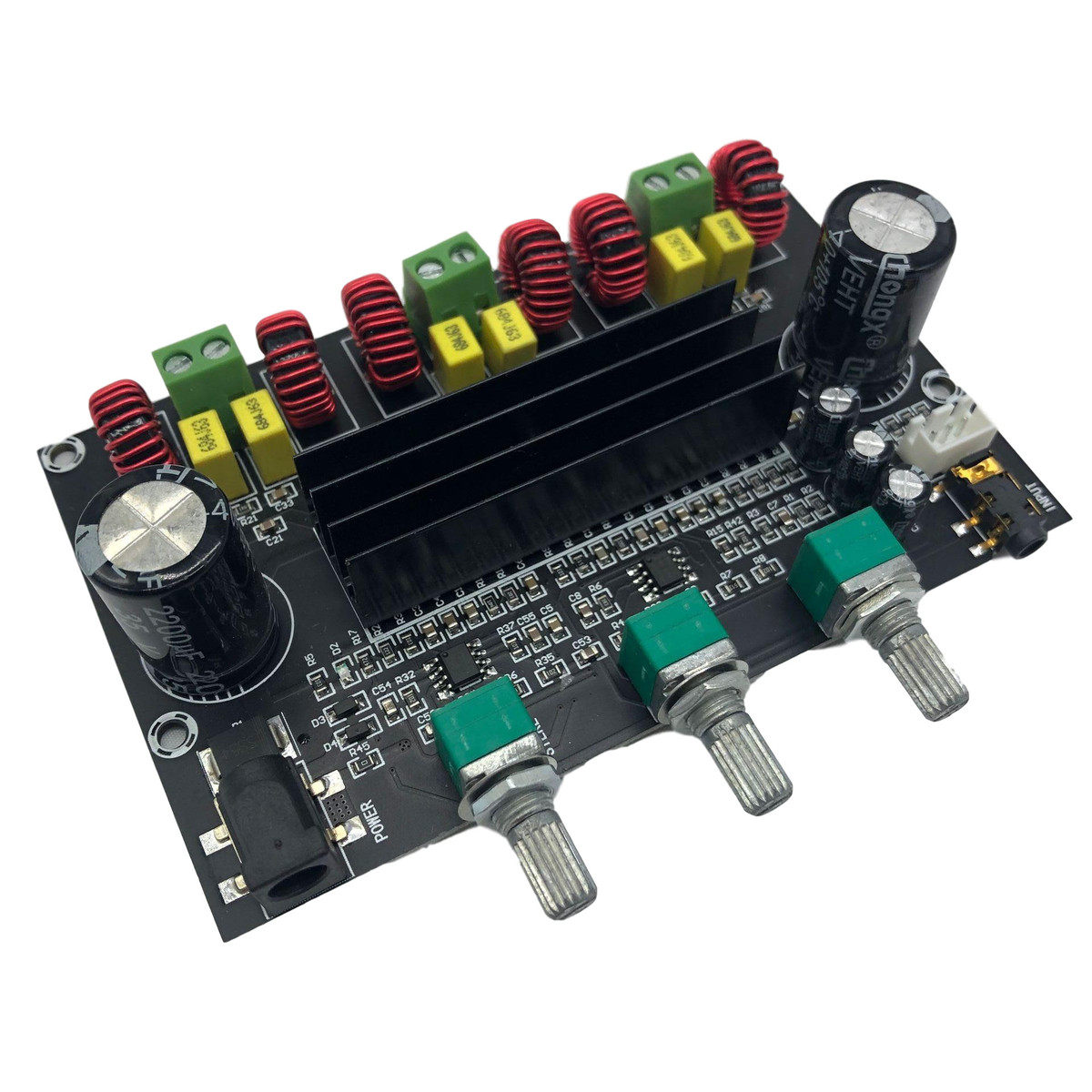 热销xh-m573大功率2.1声道tpa3116d2数字功放板80w+80w+100w,影音电器,更多影音配件,淘宝优惠券,粉丝福利购,淘宝优惠卷