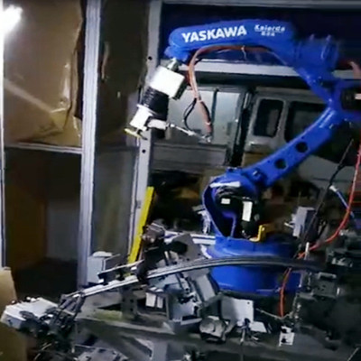 打磨机器人系统集成深隆STM344柔性打磨机器人工作站表面打磨