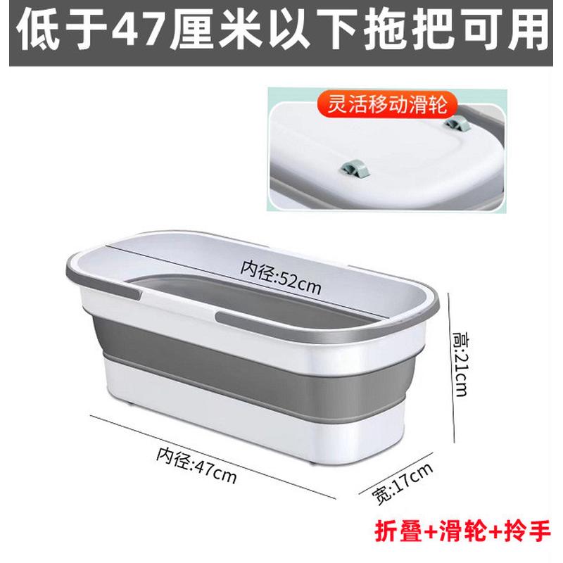 m204大号拖把桶60cm平板洗拖把拖布长方形加长拖地桶单卖家用涮洗