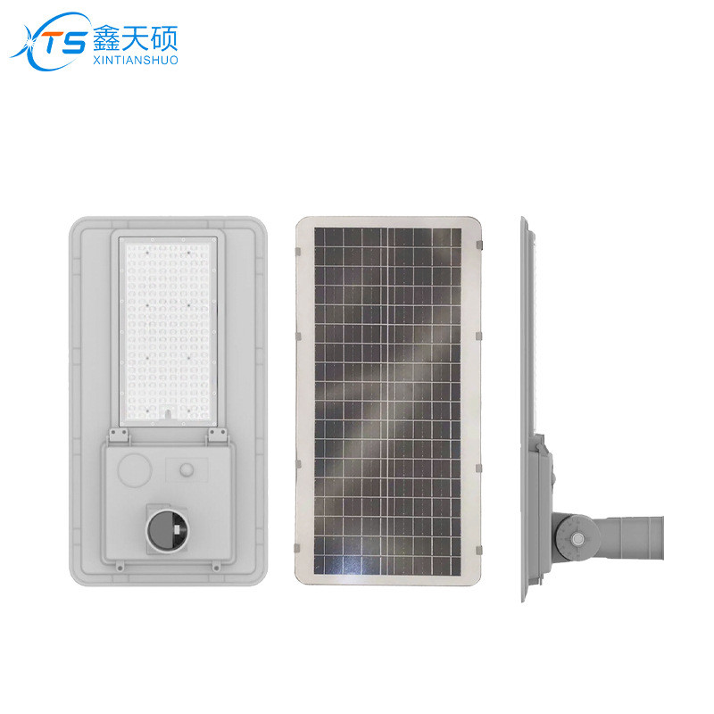 厂家批发一体化太阳能人体感应年ip66led光源压铸铝3路灯保质期