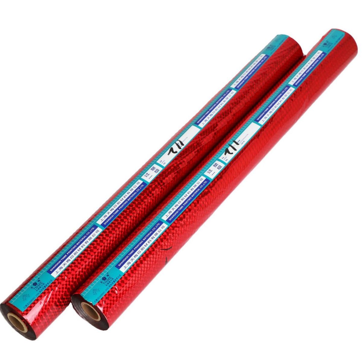 热销烫金纸天电化铝梅112红方格塑料天梅烫金纸金银批发