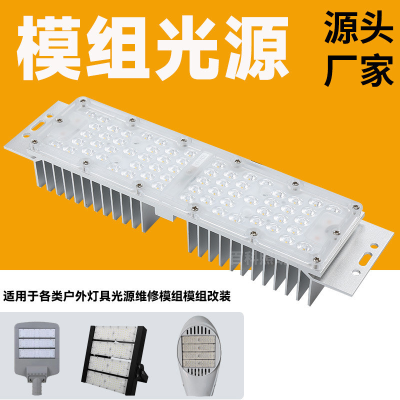 led路灯模组光源户外玉兰灯庭院灯40W路灯模组路灯模组散热器