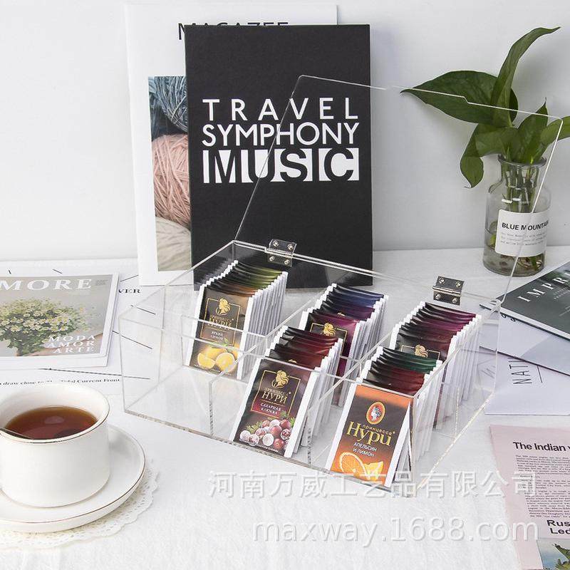 翻盖订制透明亚克力厂家展示盒有机玻璃茶叶包防尘收纳盒,收纳整理,桌面收纳盒,淘宝优惠券,粉丝福利购,淘宝优惠卷