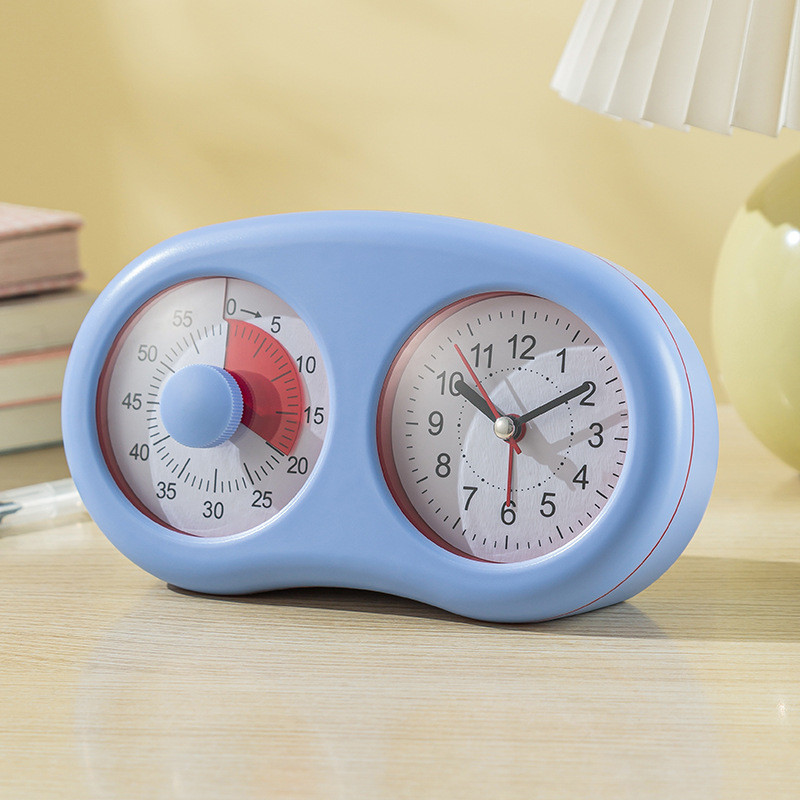 亨走时可视化计时器儿童学习静音自律定时办公室时间管理器达闹钟