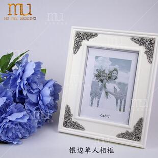 婚庆组相框舞台背景布置三件套道具欧式款木质款六联相框单人相框