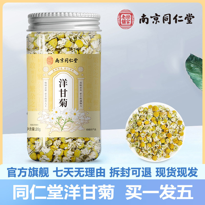 南京同仁堂洋甘菊20g安徽亳州洋甘菊泡菊花茶官网正品官方
