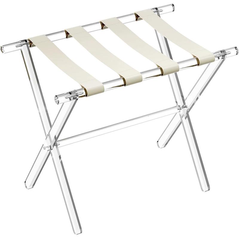 爆款手提箱透明行李架可折叠花式亚克力支架更便携节省空间