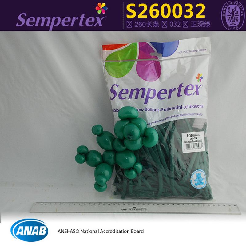260长条魔术球标准哥sempertex哥伦比亚球进口长条气球s26001