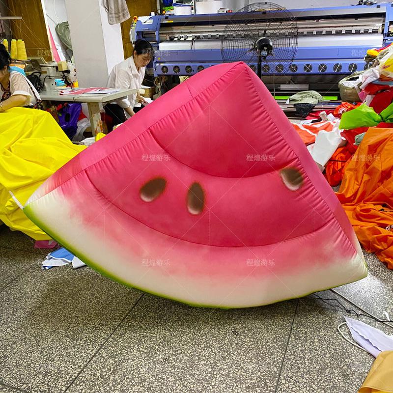 柠檬西瓜气模充气水果夏日清凉主题派对市集商场活动美陈装饰道具