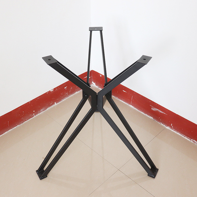 铁艺桌脚简约带吸盘餐桌架桌腿电脑铁架支架金属办公桌桌腿架子