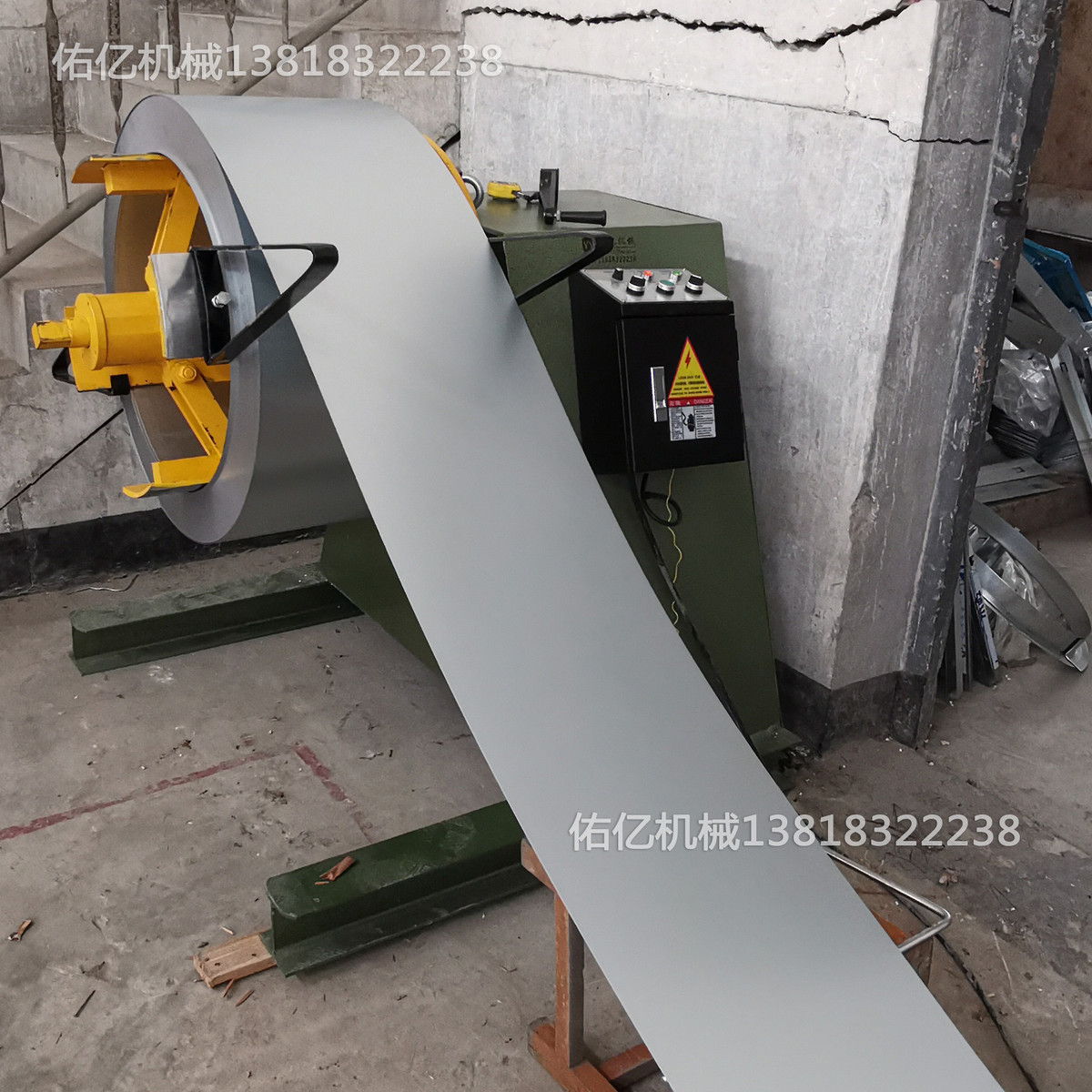 热销材料架收金属材料非标卷机上海佑亿厂家冲床自动重型材料架mt