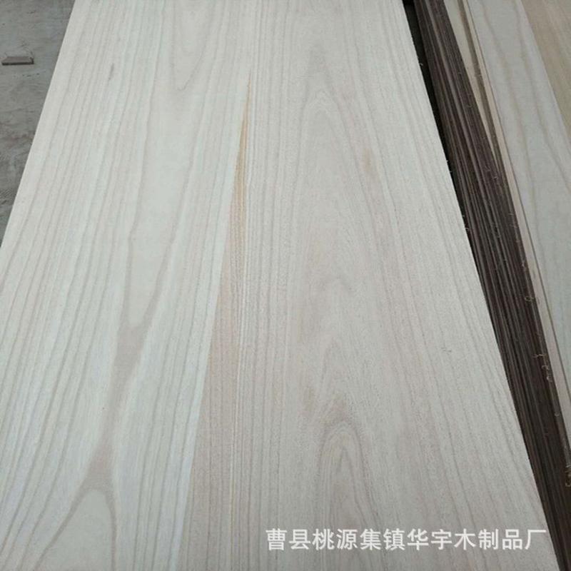 桐木拼板多层拼接木板材家具门芯板桐木双面直拼木板材实木床门板