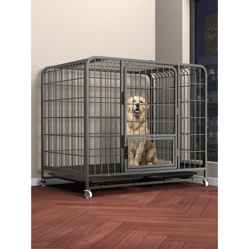 狗笼子室内外中型犬狗笼带厕所分离家用犬金毛拉布拉多笼子