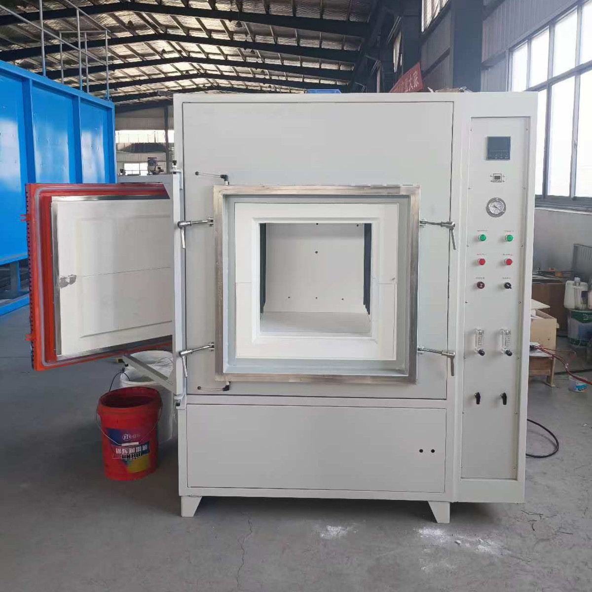 1300度热处理退火炉真空气氛排胶炉高温脱脂炉升降式陶瓷烧结炉