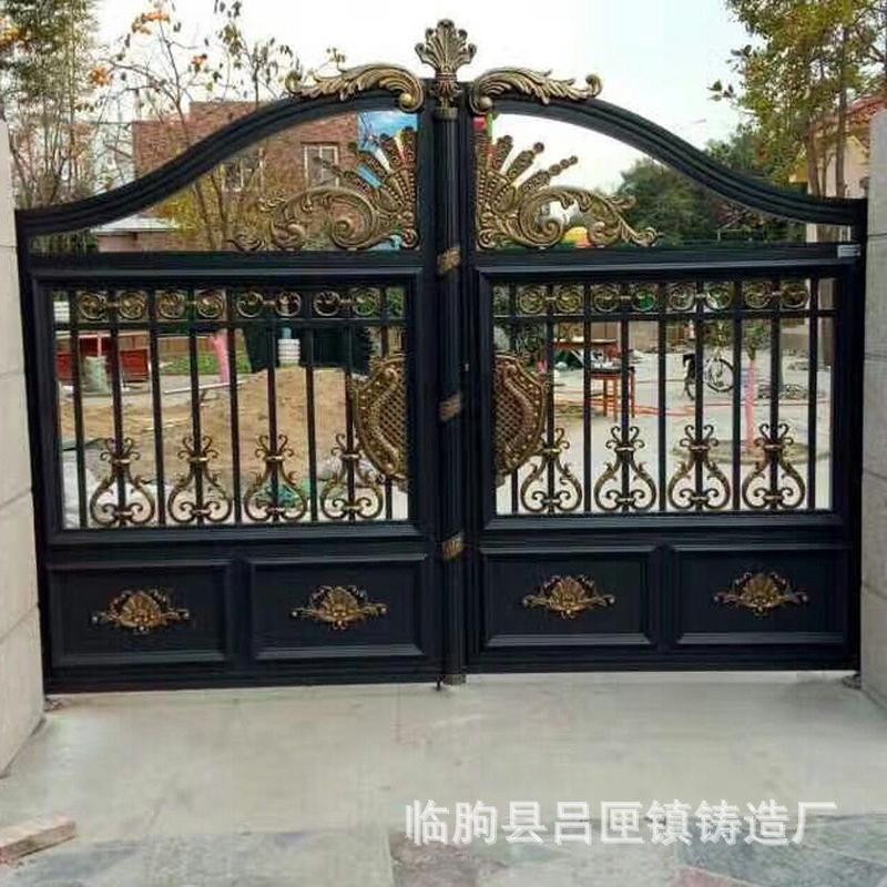 铝艺大门供应庭院铝合金大门别墅铝艺大门庭院美观铝艺大门