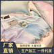 k6wy美式 清新100支lf兰精双面四件套冰丝贡缎数码 天丝滑田园床上