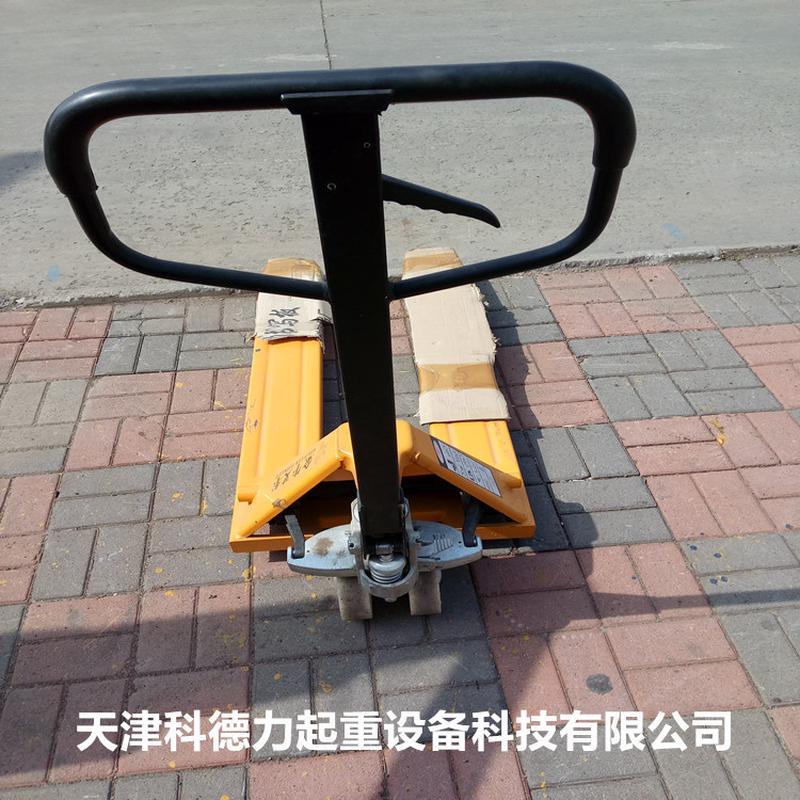 手推液压叉车液压平板车液压搬运车油压车2吨3吨地牛升高车
