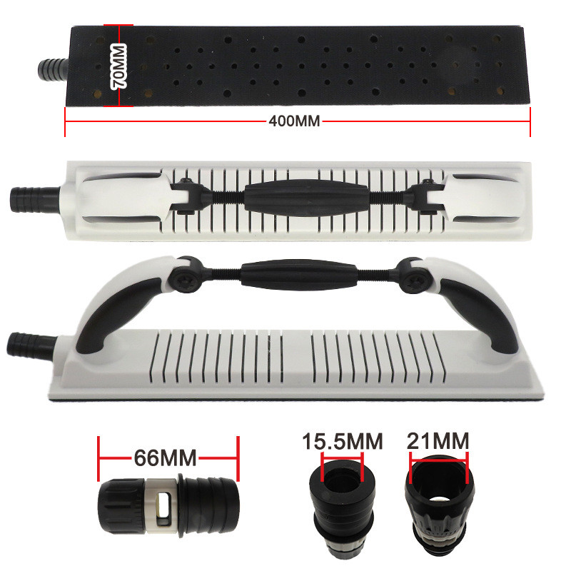 热销70*400mm吸尘弹性手推板汽车漆磨打磨抛光面板砂纸手磨板