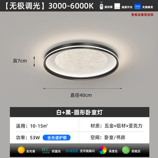 极简轻奢云雾高级感大厅客厅灯现代简约2024主灯长方形客厅吸顶灯