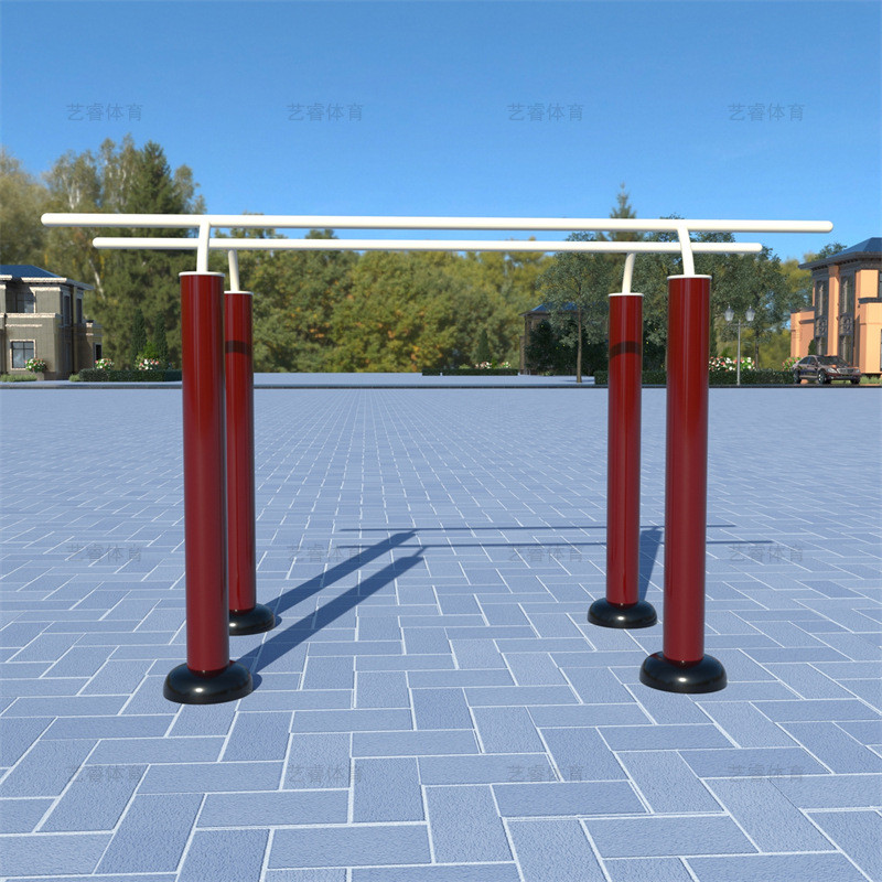 单杠公园架高低杠引体向上户外室外家用小区学校双杠广场健身器材
