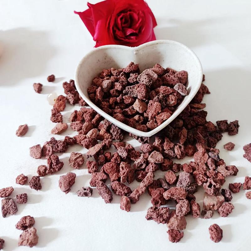 热销鱼缸造景现货直供规格火山岩石颗粒厂家铺路拌面营养基质火山