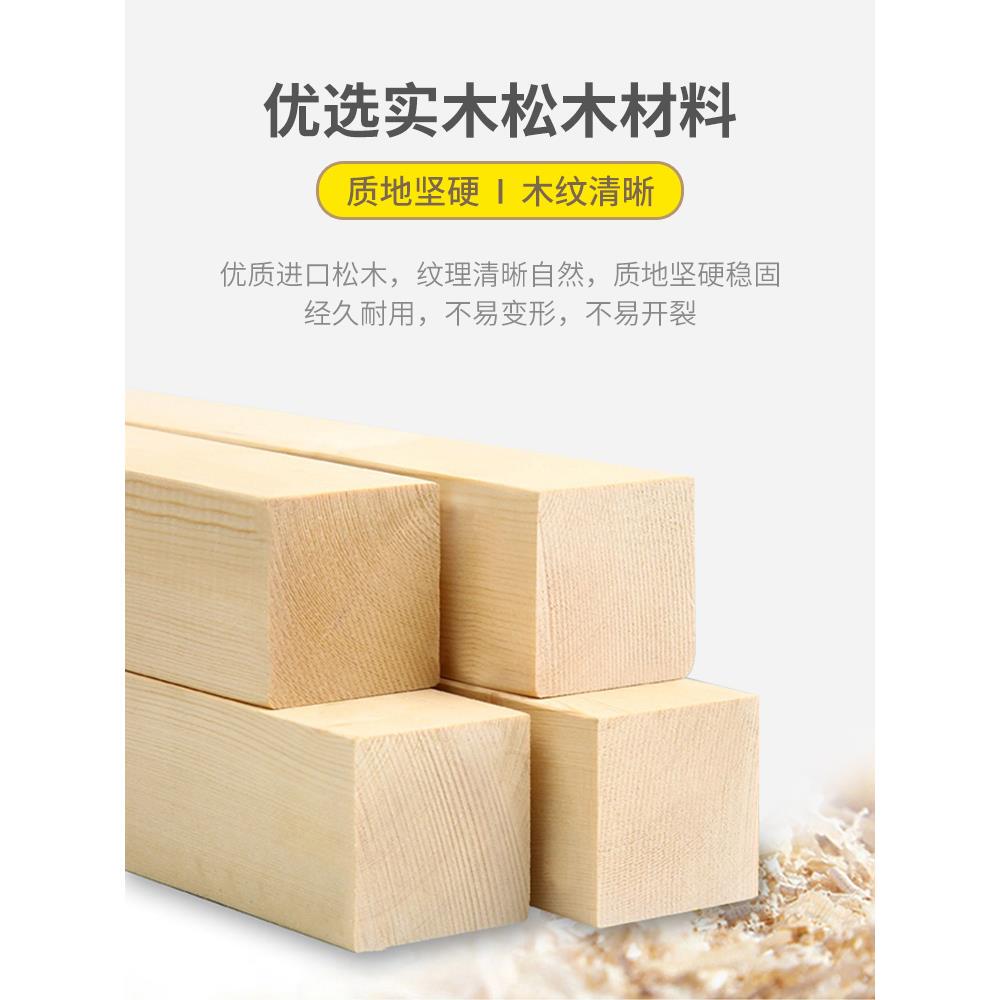 实木书架落地置物架简易家用儿童书柜一体靠墙格子柜矮柜置物柜