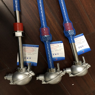 热销wrc2-130g不锈钢热电偶wrf2-52a/wrf2-230g可动法兰安装热电