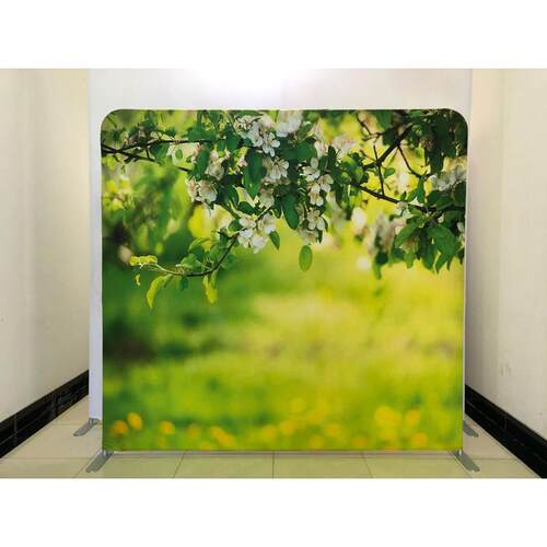 厂家批发可折叠铝合金展架签到处型快幕秀背景架广告架直