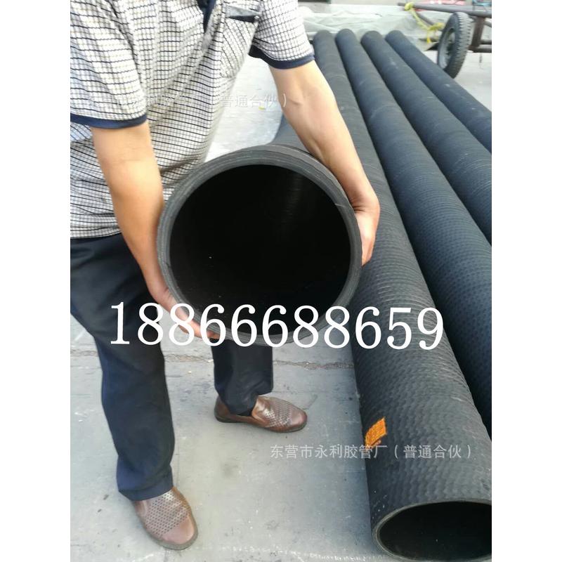 300mm输水抽沙用黑色管骨架胶管12寸橡胶钢丝钢丝