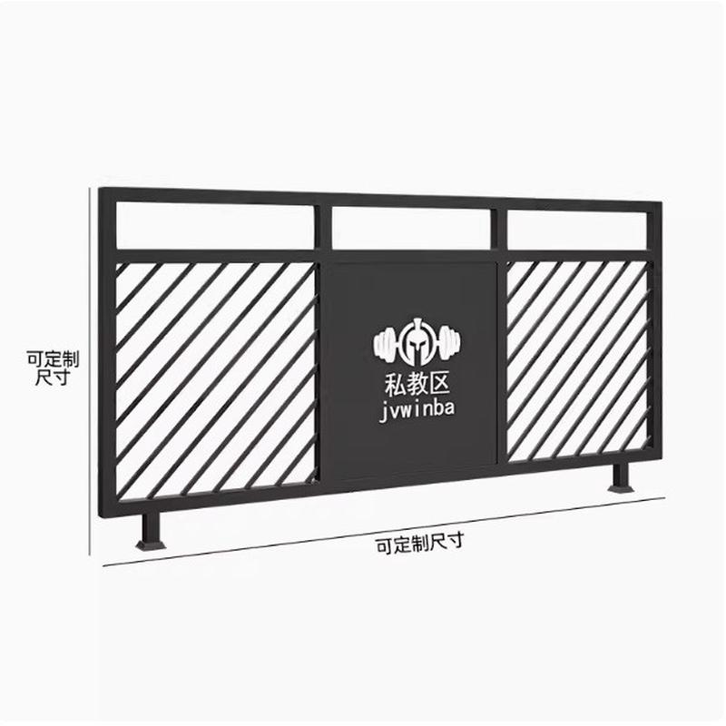 w~户外铁艺围栏庭院栅栏餐厅室外摆隔断花箱网格防护栏绿植装饰花